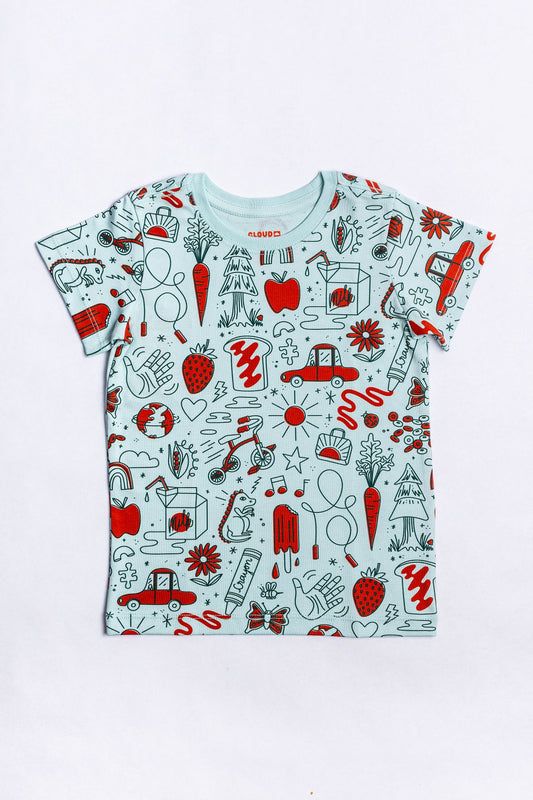 Doodles in "blueberry pie"